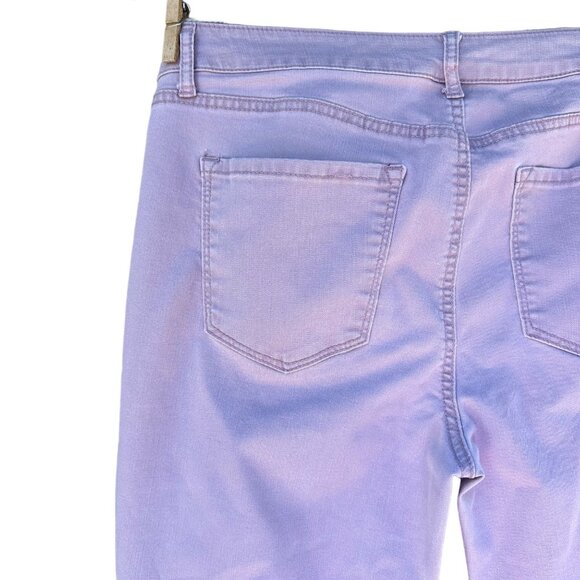 Rewash Mauve Jeggings Cut Off Crop AnkleLight Pink Jeans Size 11 - Picture 12 of 13